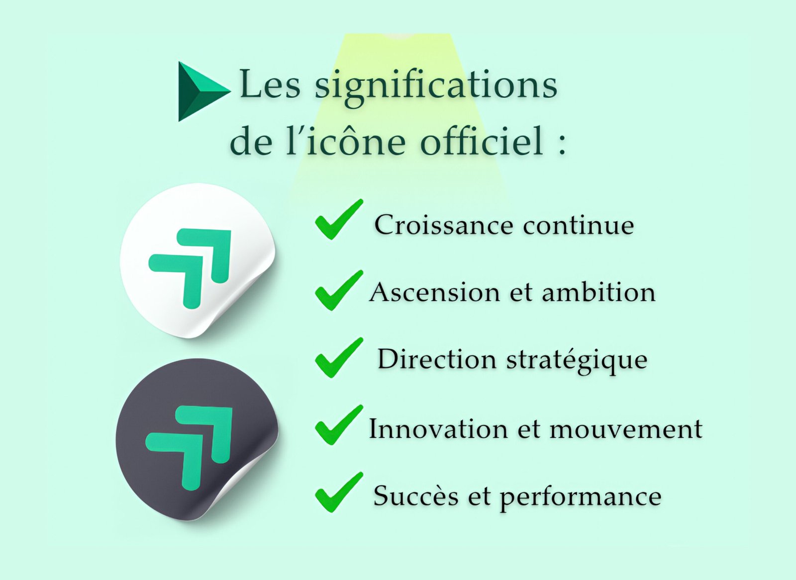 Icône officielle de l’identité visuelle YouzadPro, représentant la croissance continue, l’innovation, l’ambition, la direction stratégique et la performance digitale.